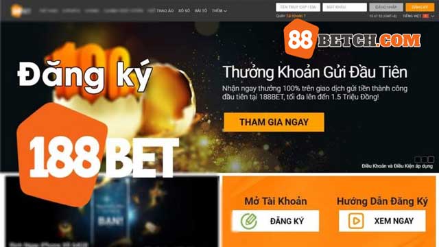 Cá cược 88Bet dễ dàng chỉ với 3 bước